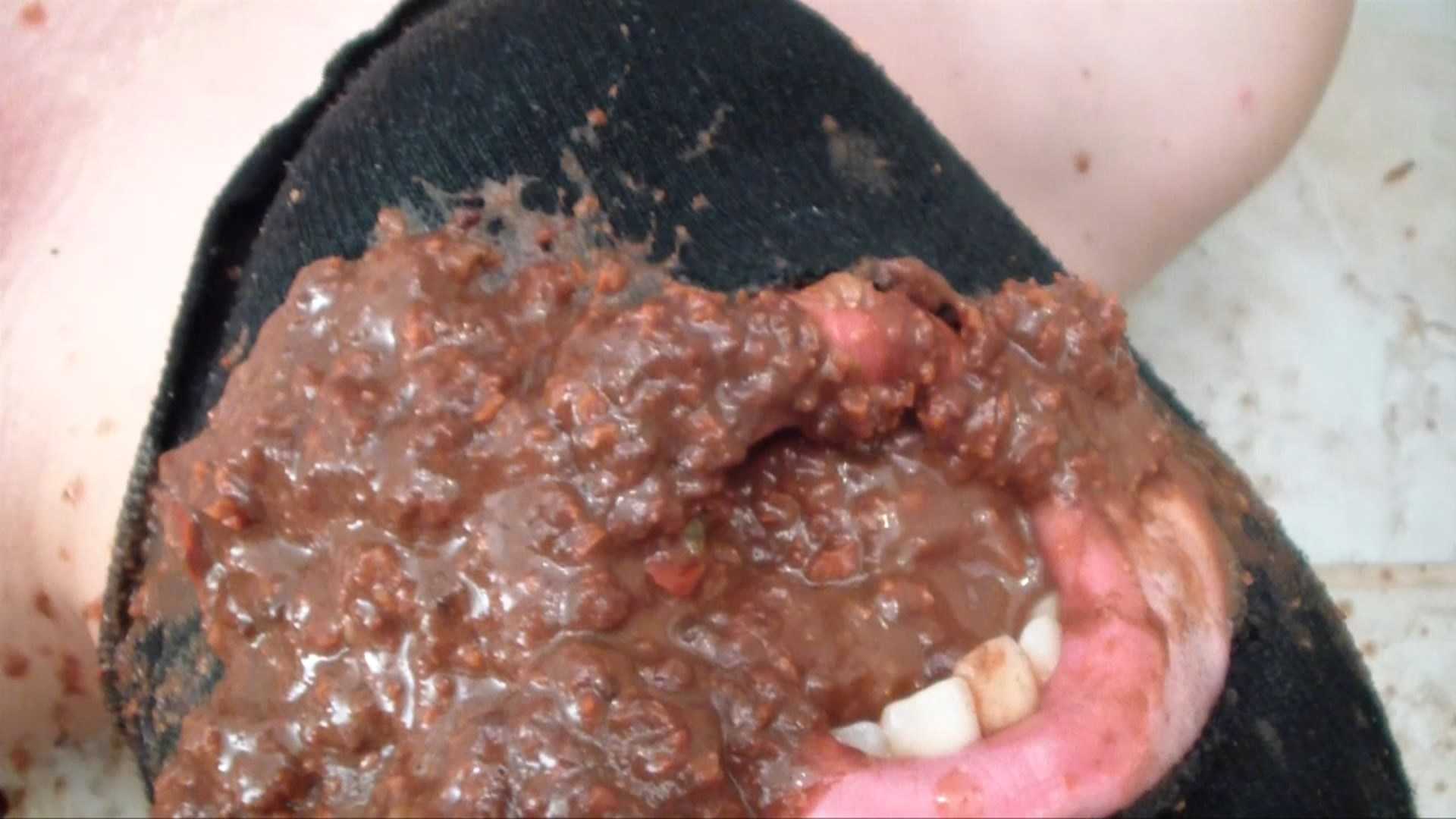 Explosive Diarrhea On The Face And Mouth Of Alinas Toilet Slave